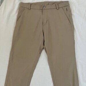 Lululemon Classic Fit ABC Size 34 Khaki Pants